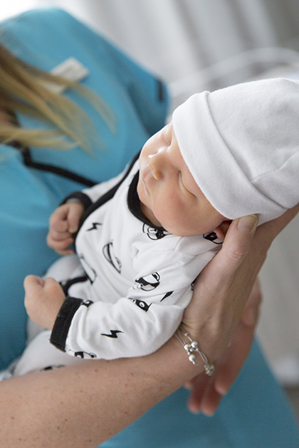 Blink BC -513 baby in arms Chloe Wright – Supporting kiwi families at Bethlehem Birthing Centre